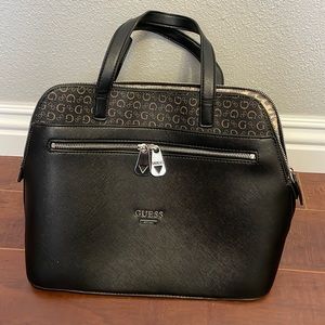 GUESS black, large purse